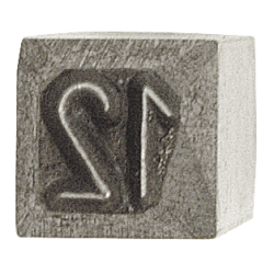 Kukko Handschlagstempel mit 3 mm Schrifthöhe