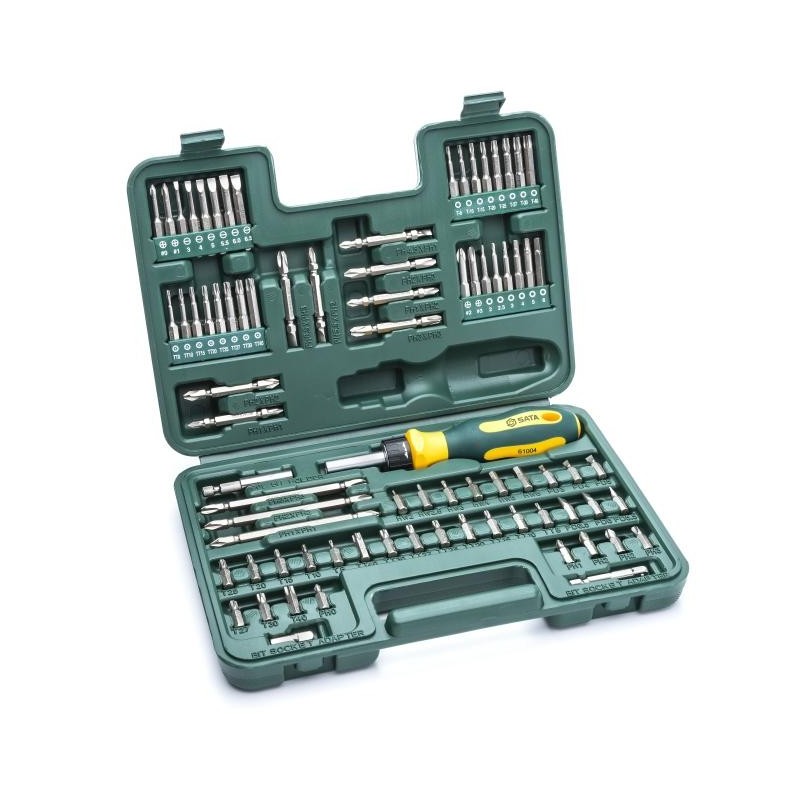 Sata 80 Tlg. Ratschen-Bit-Schraubendreher Set