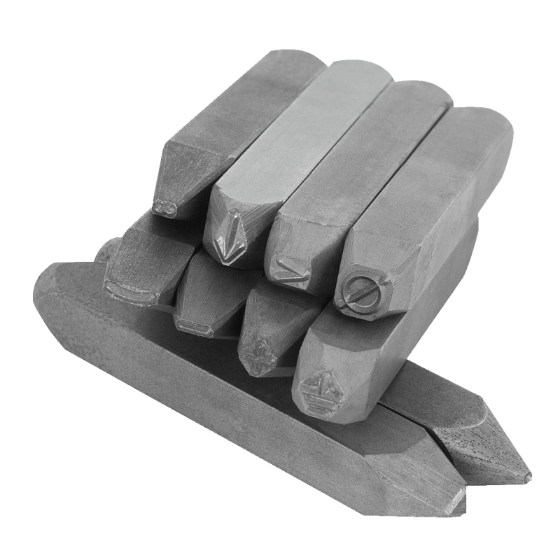 Kukko Handschlagstempel mit Sonderzeichen (CE-Zeichen)