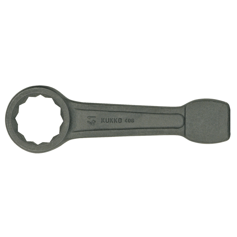 Kukko Schlag-Ringschlüssel (DIN 7444) mit 80 mm Schlüsselweite