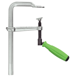 Kukko Ganzstahl-Schraubzwinge VIRIDIS mit 2K-Komfort-Klappgriff