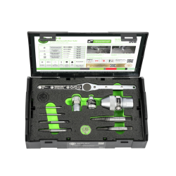 Kukko Schraubenausdreher-Satz im Koffer 10-tlg für Ø 4 - 20 mm