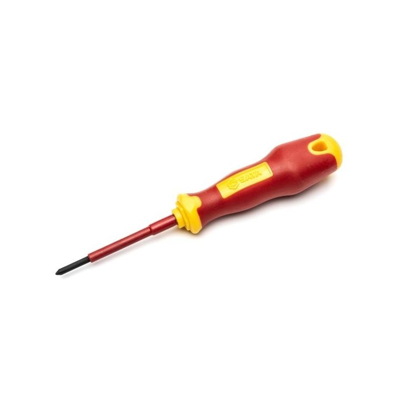 Sata T-Serie Schraubendreher isoliert für Kreuzschlitzschrauben PH3x15