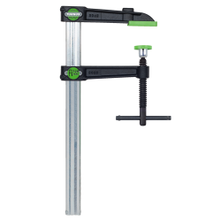 Kukko Temperguss-Schraubzwinge VIRIDIS mit Stahl-Knebelgriff