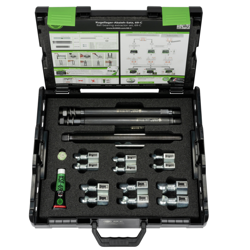 Kukko Kugellager-Abzieh-Satz ?Universal? für große Lager Ø
