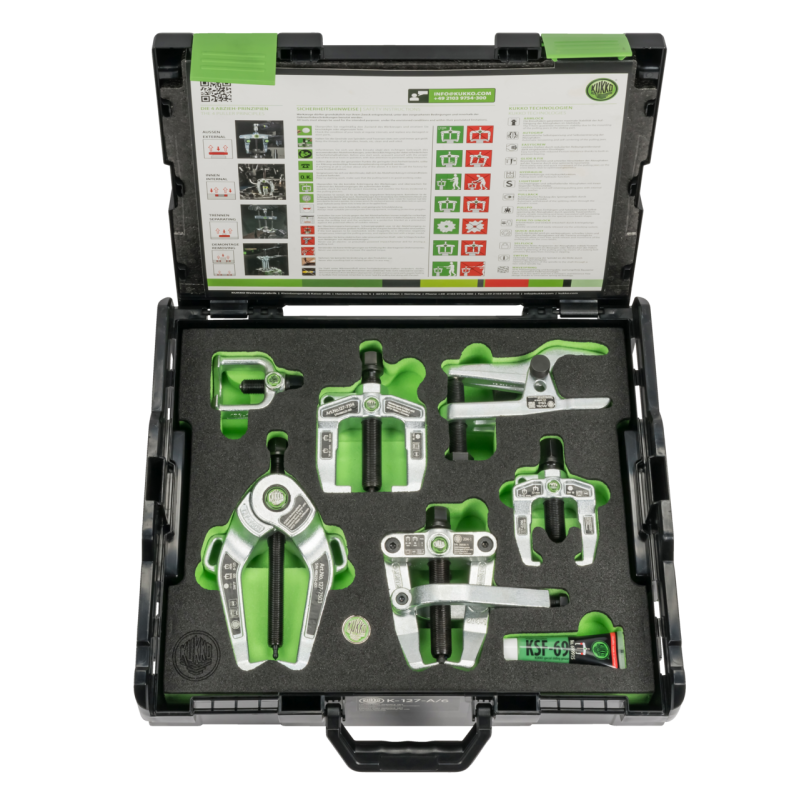 Kukko Front-End-Service-Satz für Demontage u. Wartung von Lenkrollenarmen