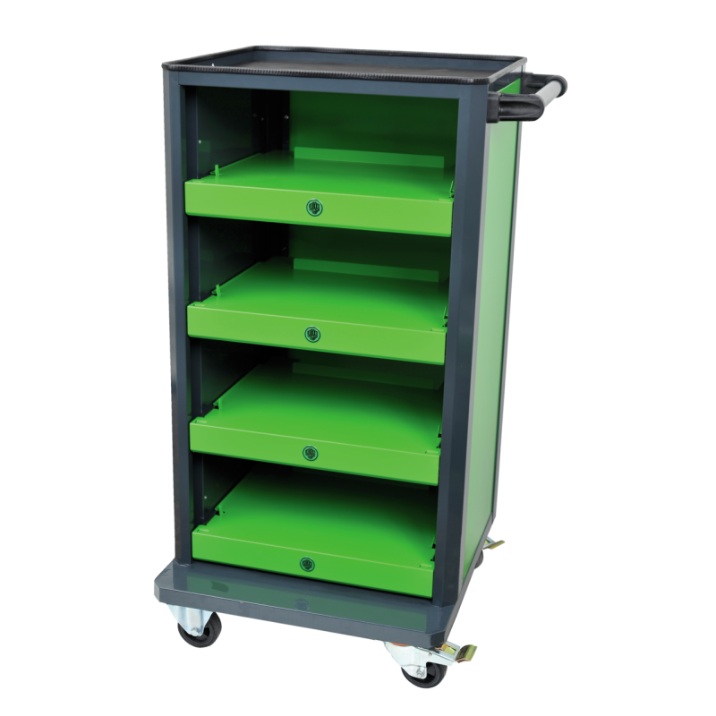 Kukko Leerer Werkstattwagen KUKKO-Cube mit 4 Fächern