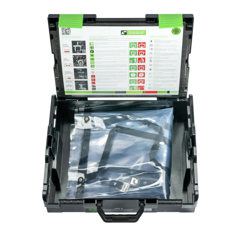 Kukko Unfallschutz-Plane für Abzieharbeiten mit Maßen 670 mm x 1.500 mm