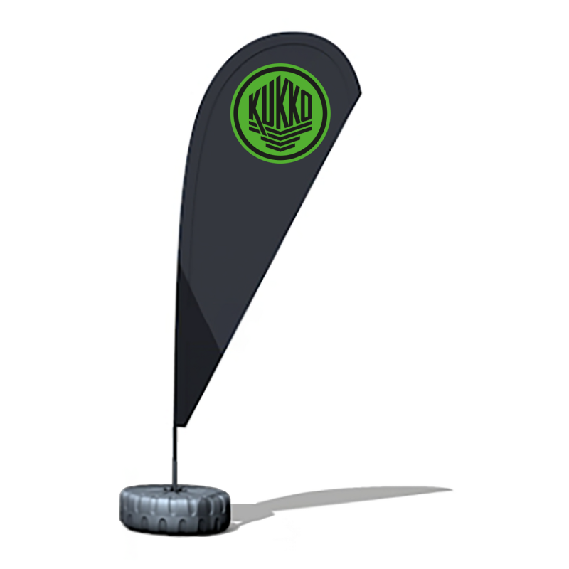 Kukko Werbefahne mit Wassertank