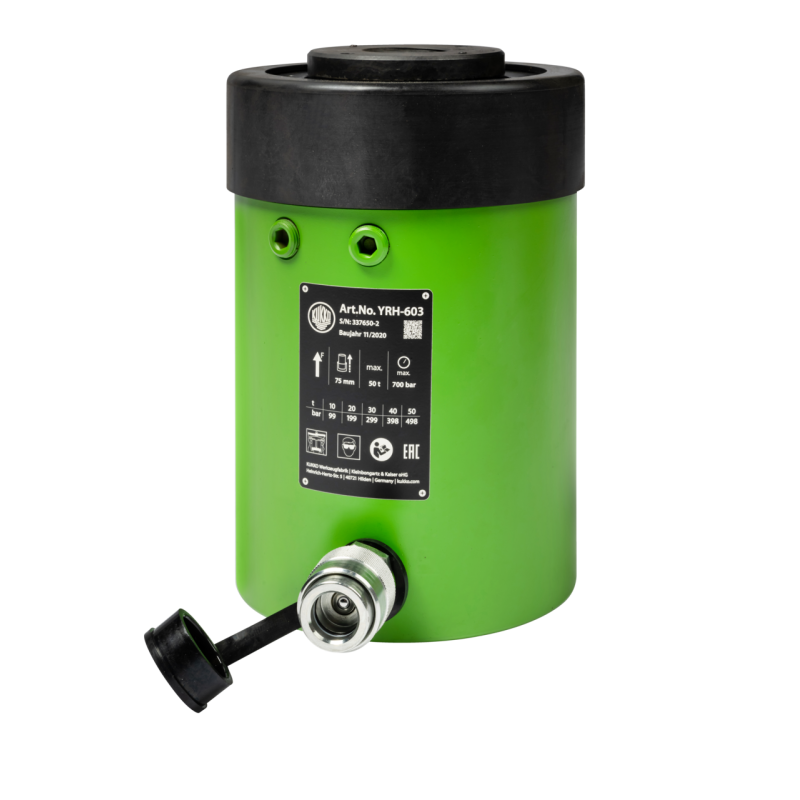 Kukko Hydraulischer Hohlkolbenzylinder mit max. 60 t Zugkraft