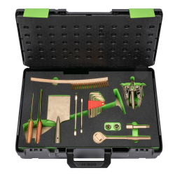 Kukko 20-teiliger Spritzkabinen-Reinigungs-Satz mit Abzieher