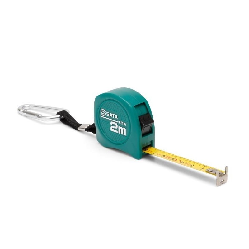Sata Bandmaß mit Feststeller und Karabiner 2mx13mm