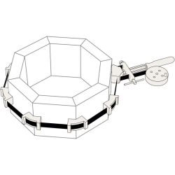 Piher RAHMENSPANNER ACHTECK 500 cm