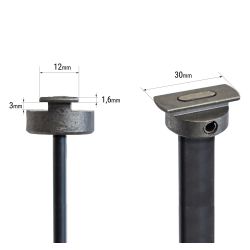 Piher SET 2X MINI QUICK T-TRACK SLIM 12x1,6mm