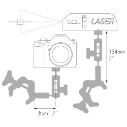 Piher GREIFZANGE MIT ADAPTERN 1/4"-3/8"-5/8"