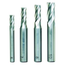 PROXXON Schaftfräser-Satz, DIN 844, HSS 6 - 7 - 8 - 10 mm (4-teilig)