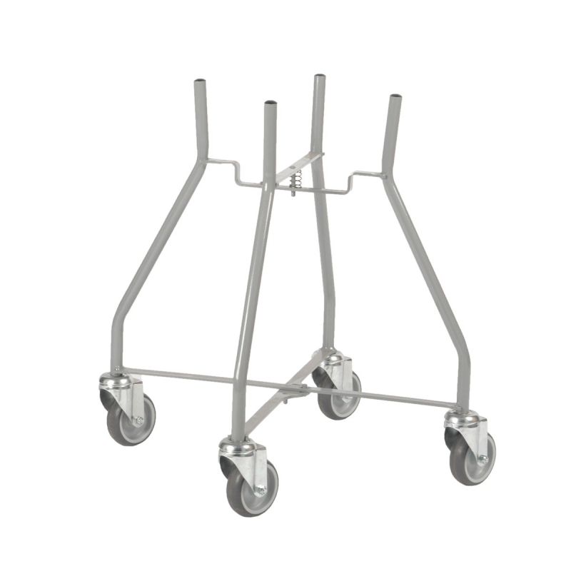 Matador Eimerhalter 10/20 L, 4 Lenkrollen, Gestell grau pulverbeschi