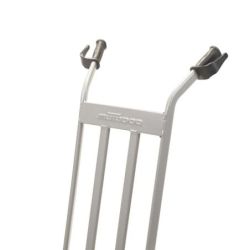 Matador Stapelkarre mit fester Schaufel, Tragkraft 350 kg, gummigrif