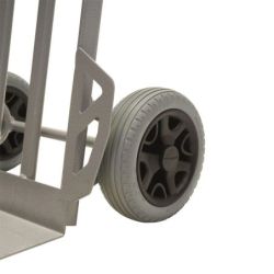 Matador Stapelkarre mit fester Schaufel, Tragkraft 350 kg, gummigrif