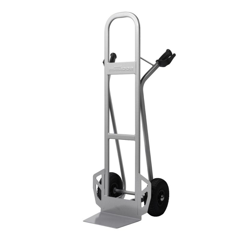 Matador Stapelkarre mit fester Schaufel, Tragkraft 350 kg, gummigrif