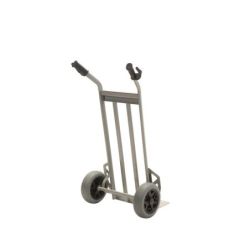 Matador Stapelkarre mit fester Schaufel, Tragkraft 350 kg, gummigrif