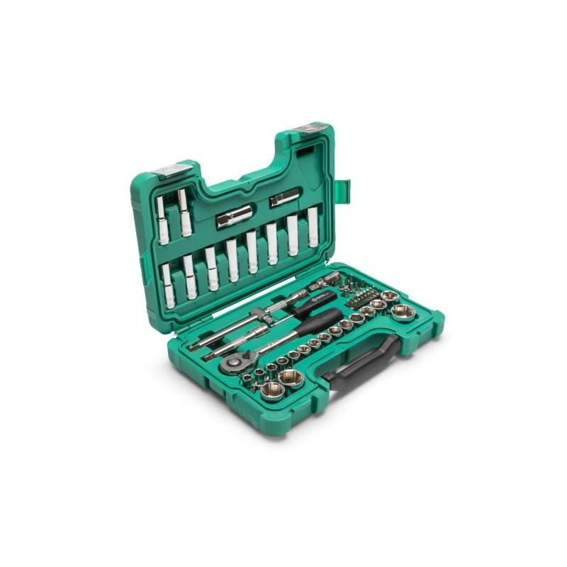 Sata 60 Tlg. 1/2 Zoll 6-Kant Steckschlüssel Satz