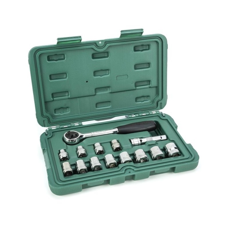 Sata 14 Tlg. 3/8 Zoll 6-Kant Steckschlüssel Satz