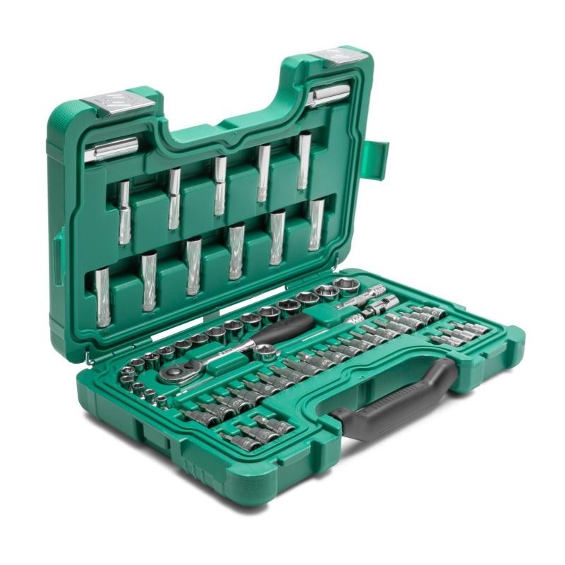 Sata 60 Tlg. 3/8 Zoll 6-Kant Steckschlüssel Satz