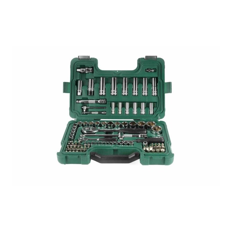 Sata 88 Tlg. 1/4 Zoll & 1/2 Zoll 6-Kant Steckschlüssel Satz