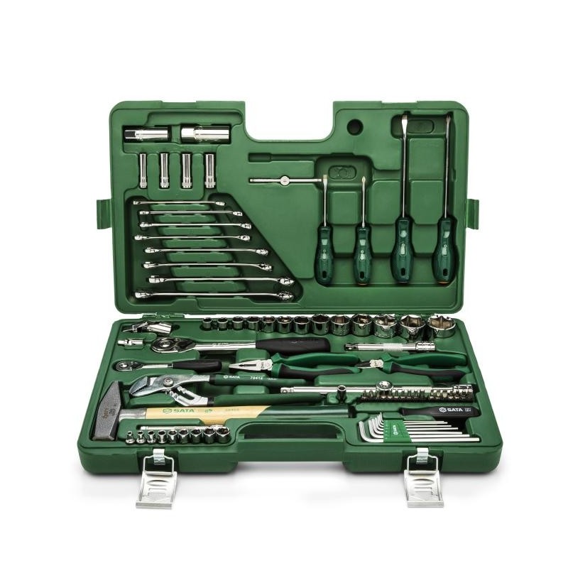 Sata 80 Tlg. 1/4 Zoll & 1/2 Zoll Universal-Werkzeugsatz