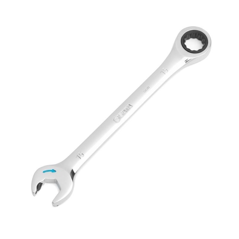 Sata Doppelratschen-Ringmaulschlüssel 15mm