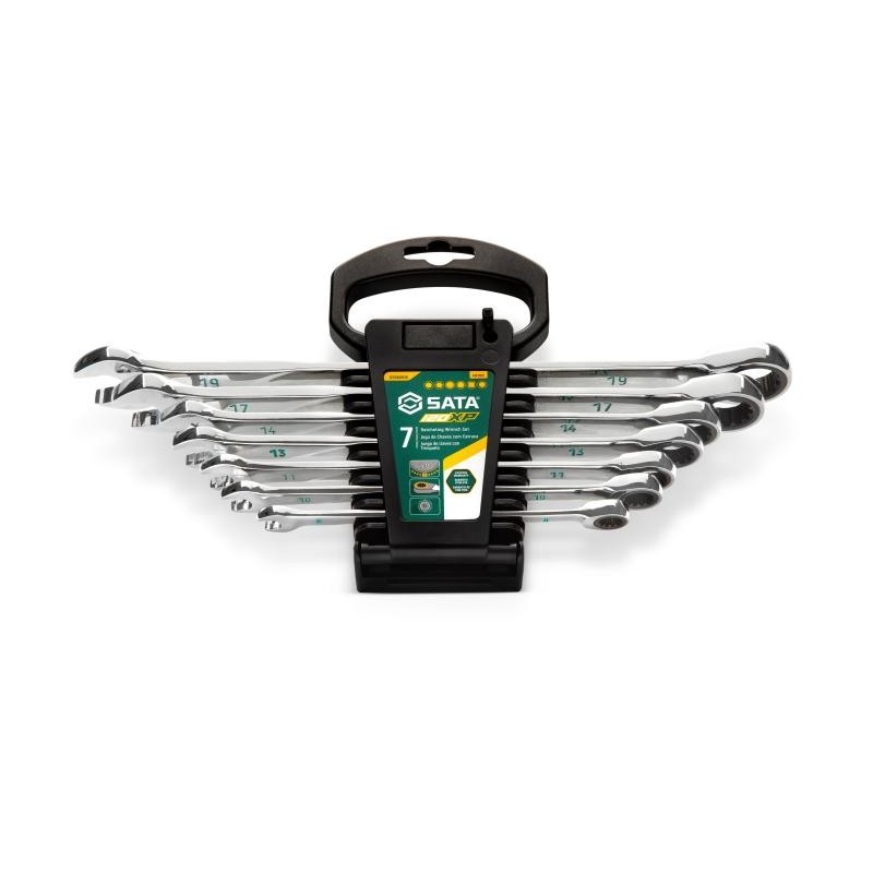 Sata 7 Tlg. 120XP Ratschen-Ringmaulschlüssel Set - 8