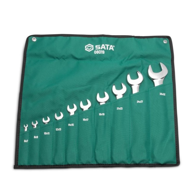 Sata 10 Tlg. Doppelmaulschlüssel Set - 6x7