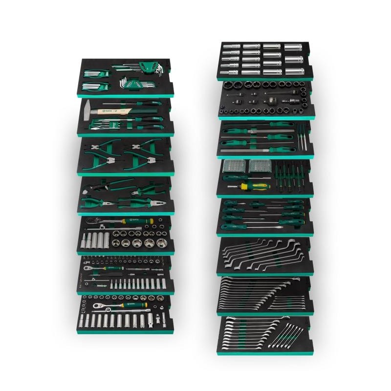 Sata 360 Tlg. Werkzeug-Set mit EVA Einlagen für Werkstattwagen - L
