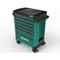 Sata Werkstattwagen mit 7 Schubladen - Pro (Grün)