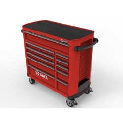 Sata Werkstattwagen mit 11 Schubladen - Pro (Rot)