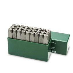 Sata 9 Tlg. Buchstaben-Prägestempel-Satz 6mm