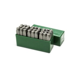 Sata 9 Tlg. Buchstaben-Prägestempel-Satz 8mm