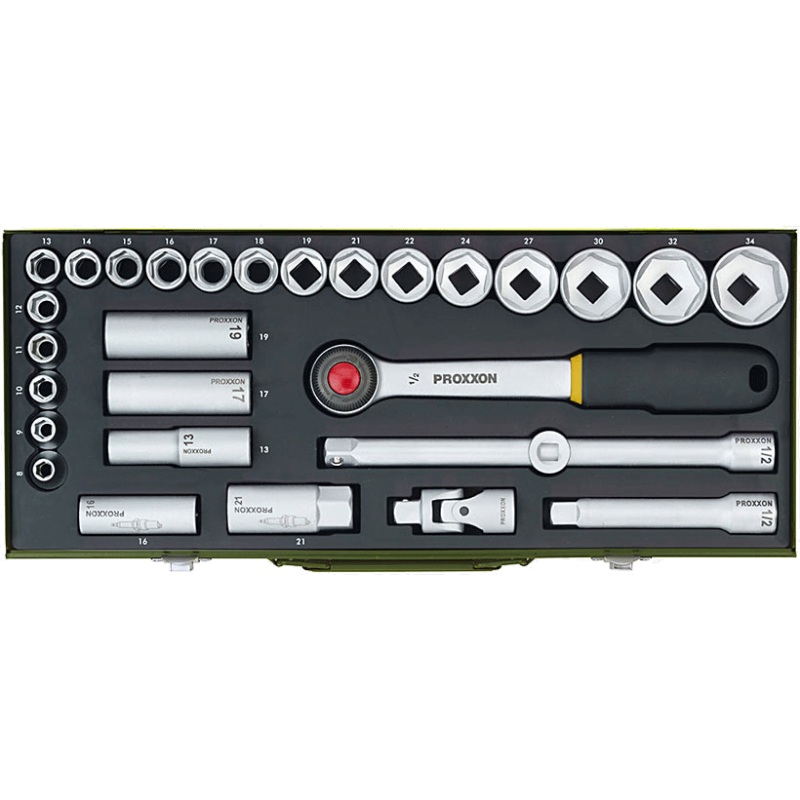 PROXXON Steckschlüsselsatz 1/2" (29-teilig)
