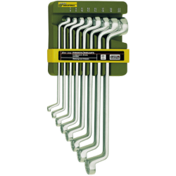 PROXXON SlimLine Doppel-Ringschlüsselsatz von 6 x 7 bis 20 x 22 mm (8-teilig)