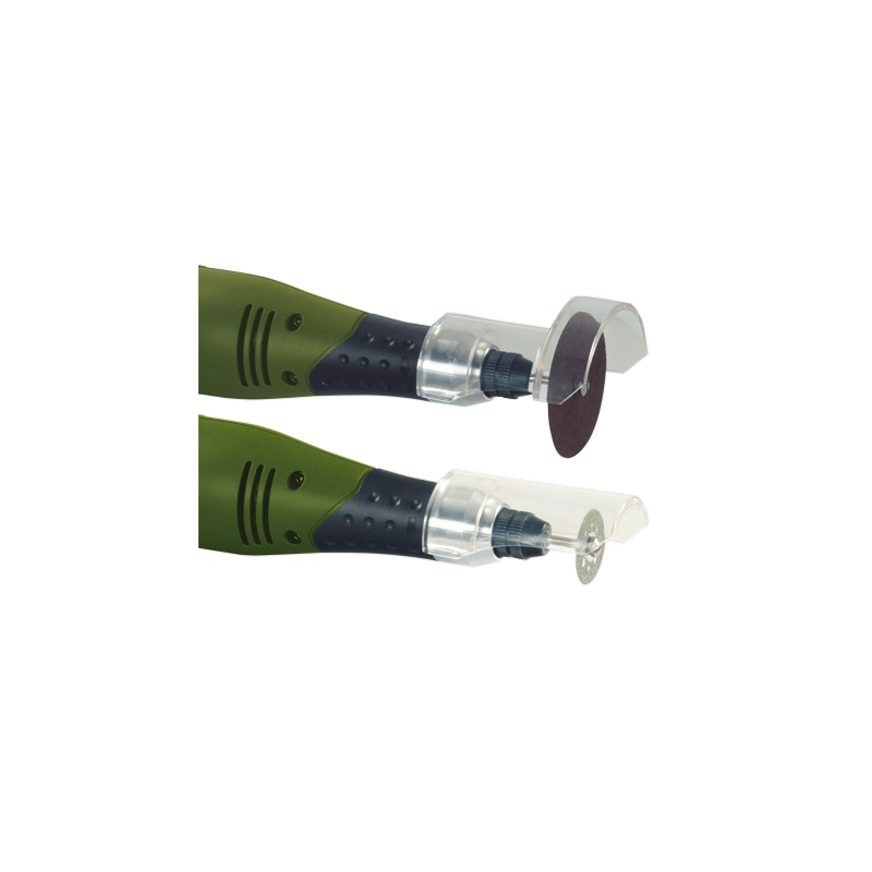 PROXXON Schutzvorrichtung für handgeführte MICROMOT-Geräte (je ein Stück Ø 22mm und Ø 38mm)