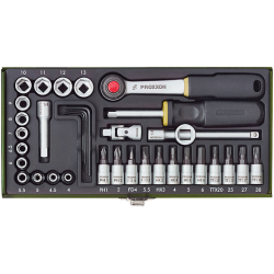 PROXXON Steckschlüsselsatz 1/4"(36-teilig)