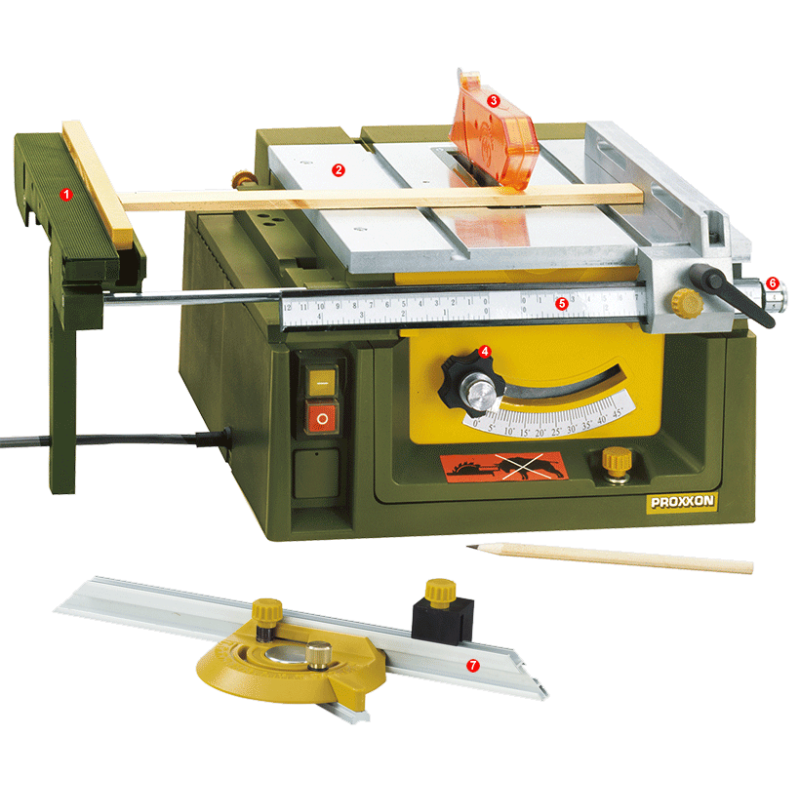 PROXXON Feinschnitt-Tischkreissäge FET