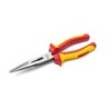Sata Flachrundzange mit Schneide isoliert 200mm