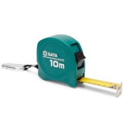 Sata Bandmaß mit Feststeller und Karabiner 10mx25mm