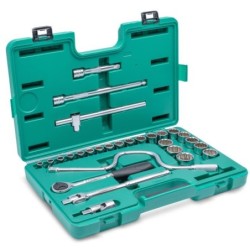 Sata 28 Tlg. 1/2 Zoll 12-Kant Steckschlüssel Satz