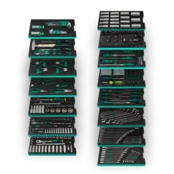 Sata 360 Tlg. Werkzeug-Set mit EVA Einlagen für Werkstattwagen - L