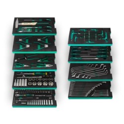 Sata 152 Tlg. Werkzeug-Set mit EVA Einlagen für Werkstattwagen - S