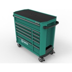 Sata Werkstattwagen mit 11 Schubladen - Pro (Grün)