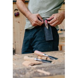 Kirschen W.I.N.A.C. Kurzbeitel in Lederholster, 35 mm, mit Skateboardh